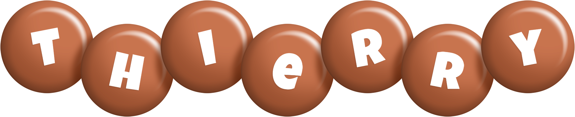 Thierry candy-brown logo