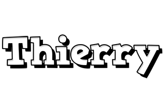 Thierry snowing logo