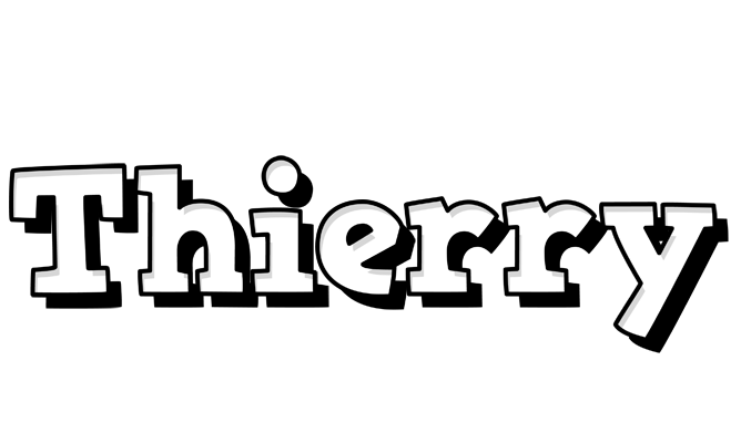 Thierry snowing logo