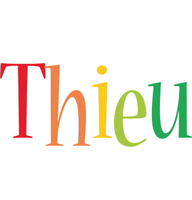 Thieu birthday logo