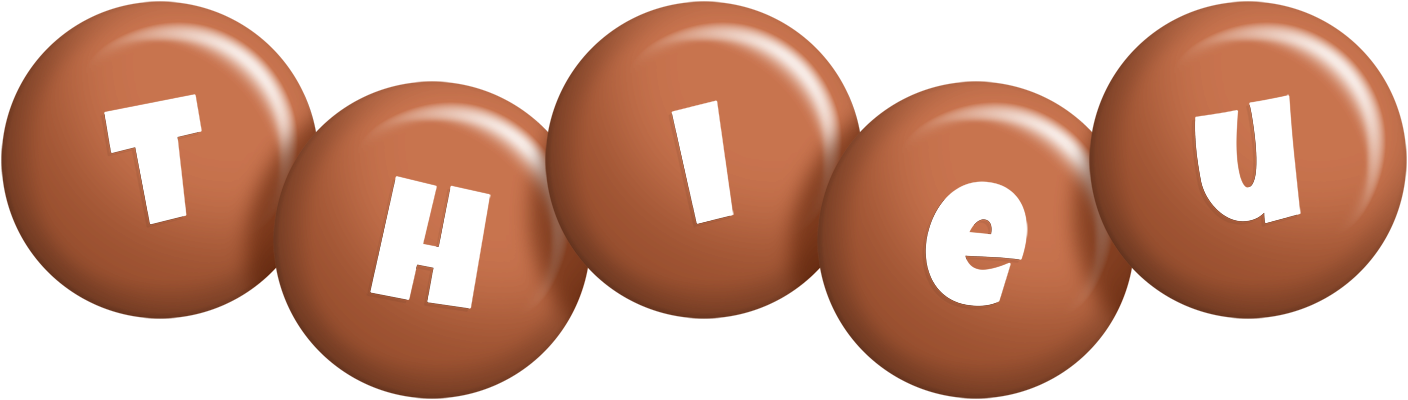 Thieu candy-brown logo