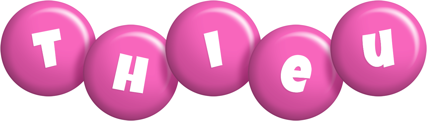Thieu candy-pink logo