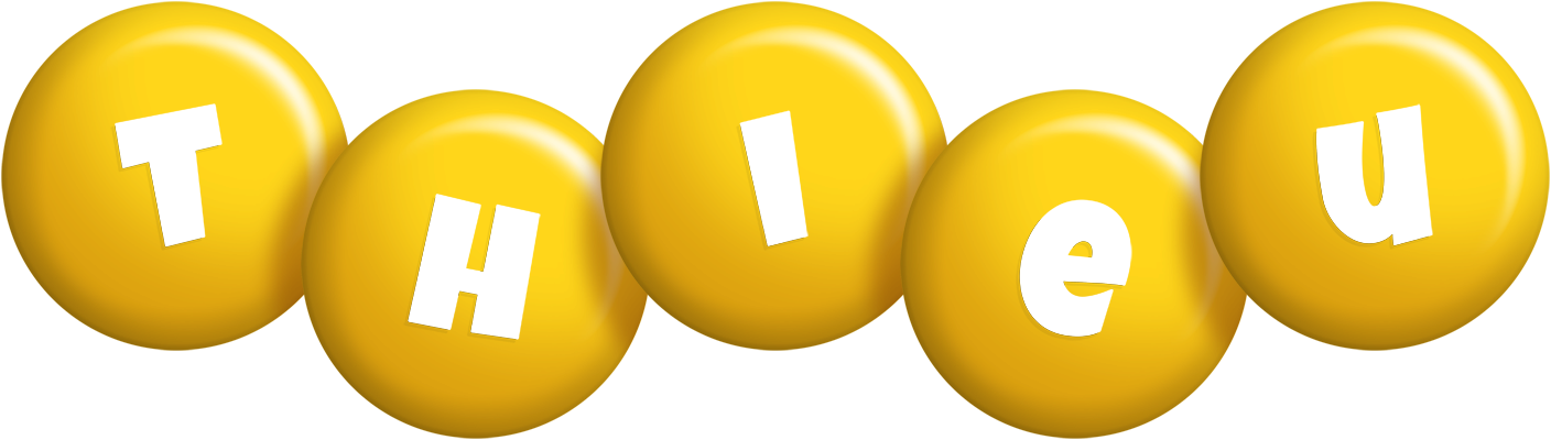 Thieu candy-yellow logo