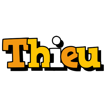 Thieu cartoon logo
