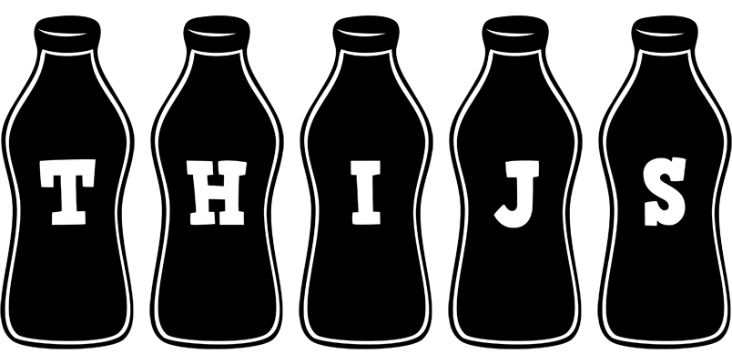 Thijs bottle logo