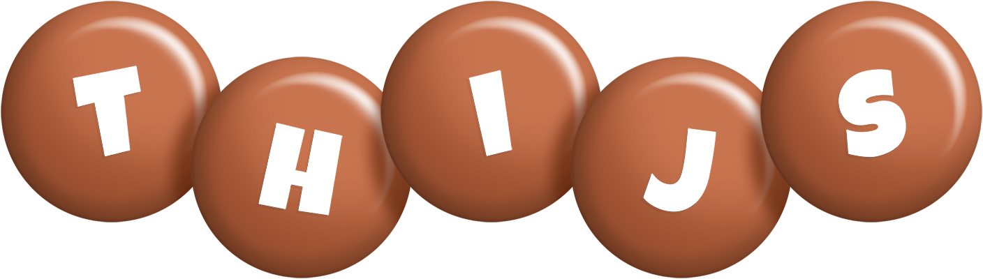 Thijs candy-brown logo