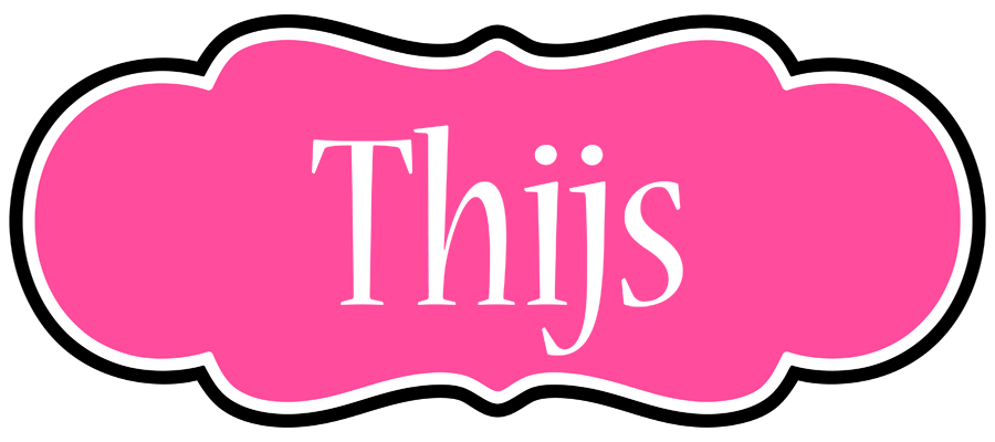 Thijs invitation logo