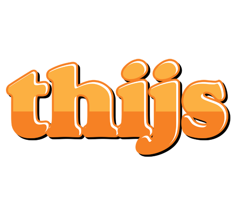 Thijs orange logo