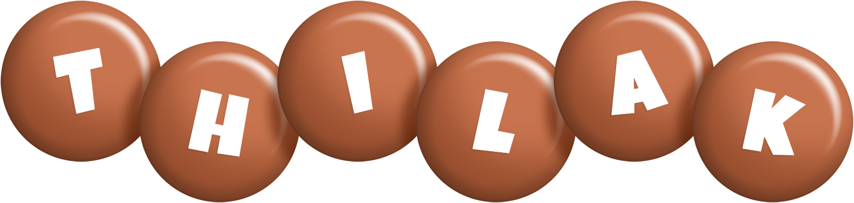 Thilak candy-brown logo