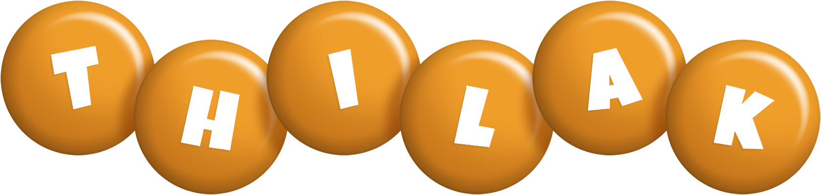 Thilak candy-orange logo
