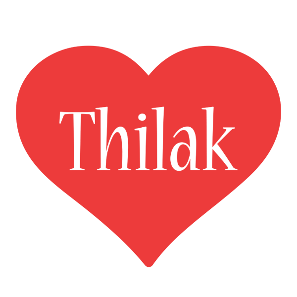 Thilak love logo