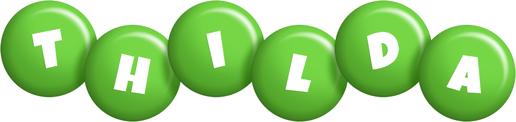 Thilda candy-green logo