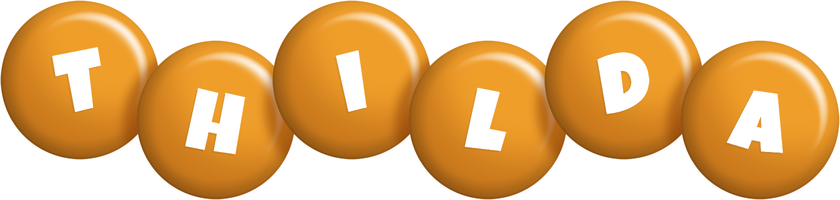 Thilda candy-orange logo