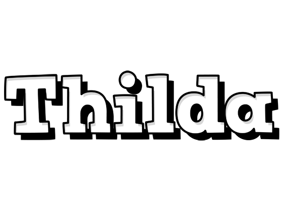 Thilda snowing logo
