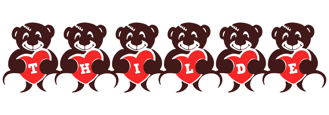 Thilde bear logo