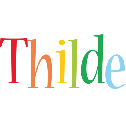 Thilde birthday logo