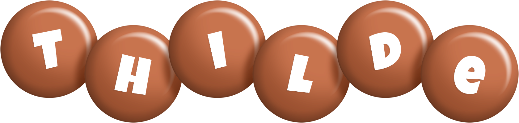 Thilde candy-brown logo