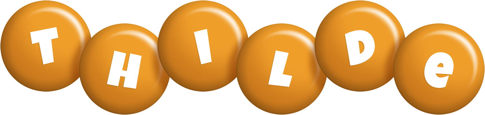 Thilde candy-orange logo