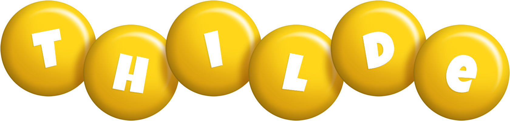 Thilde candy-yellow logo