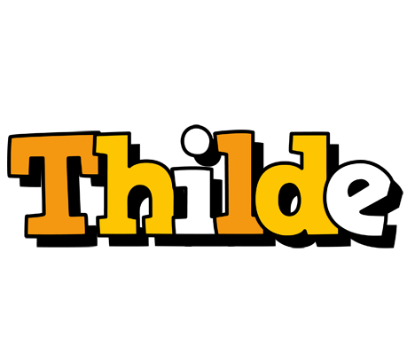 Thilde cartoon logo