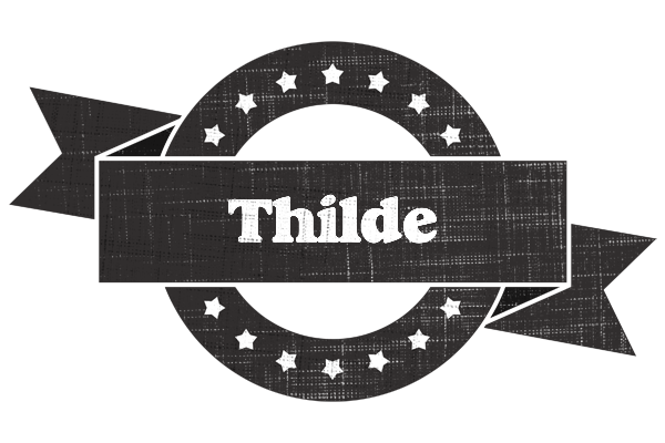Thilde grunge logo