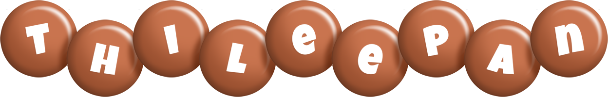 Thileepan candy-brown logo