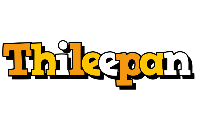 Thileepan cartoon logo