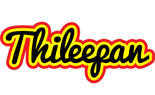 Thileepan flaming logo