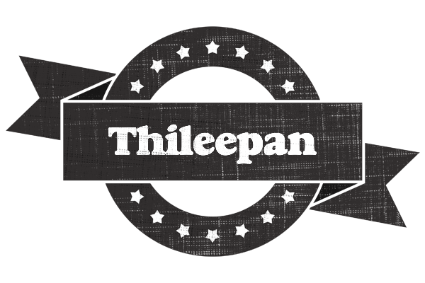 Thileepan grunge logo