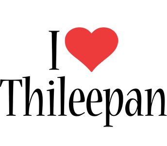 Thileepan i-love logo
