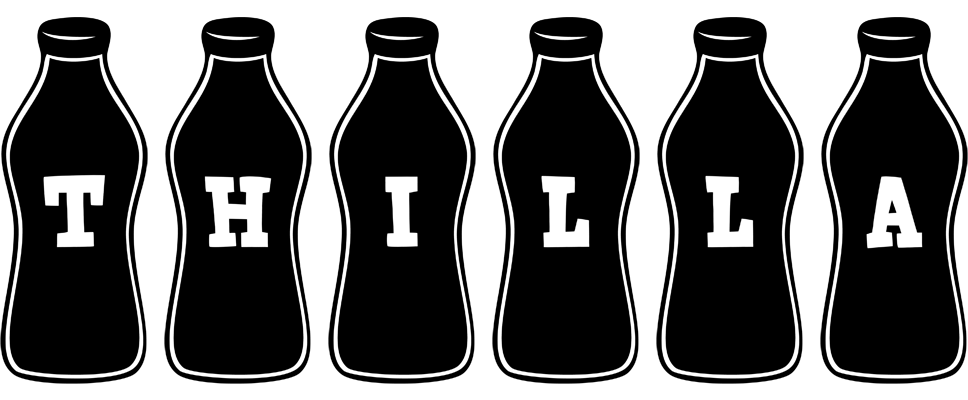 Thilla bottle logo