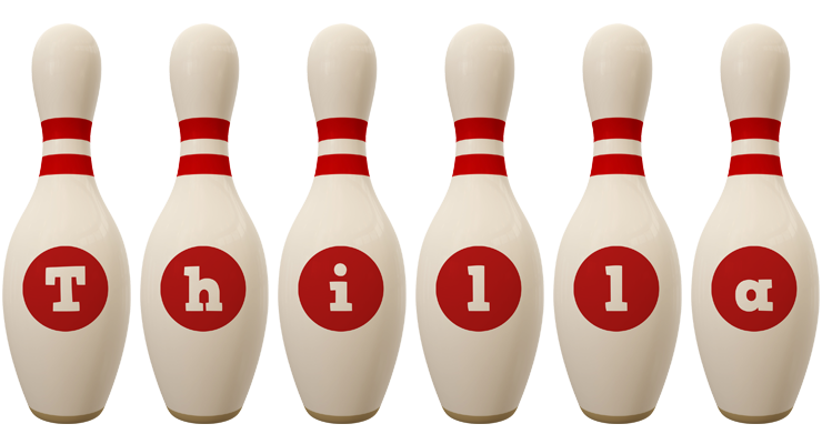 Thilla bowling-pin logo