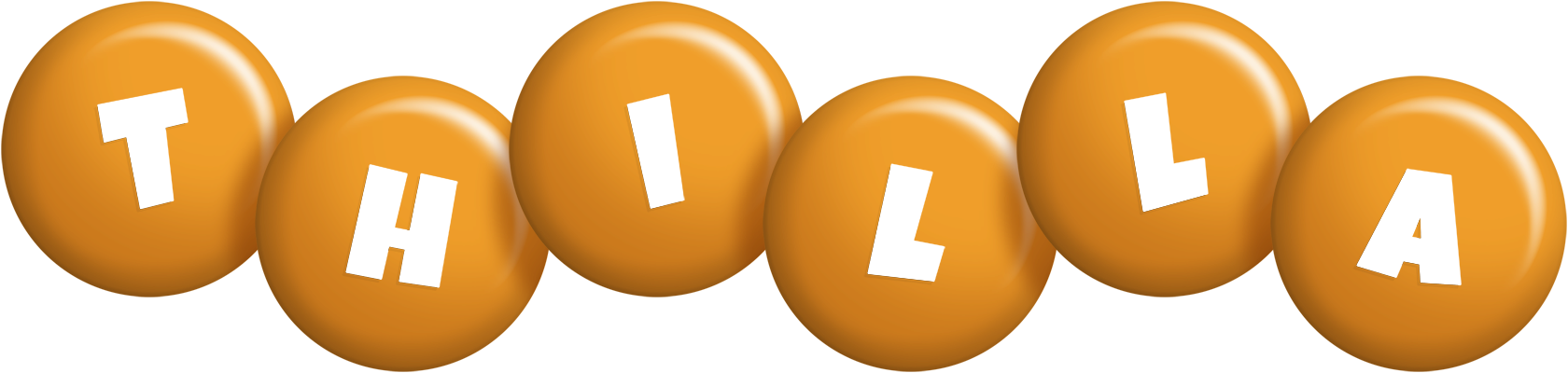 Thilla candy-orange logo
