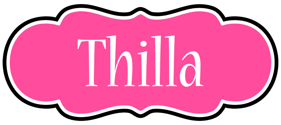 Thilla invitation logo