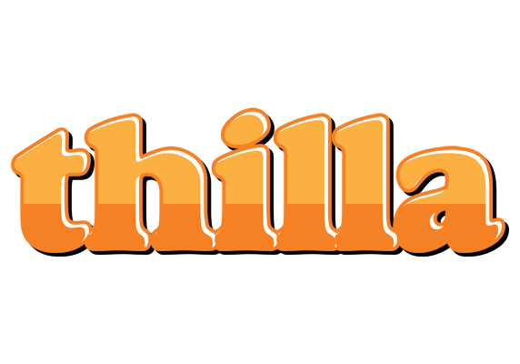Thilla orange logo