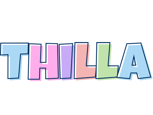 Thilla pastel logo