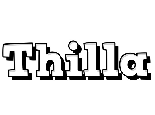 Thilla snowing logo