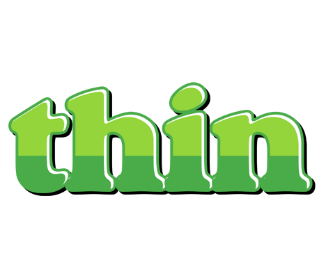 Thin apple logo