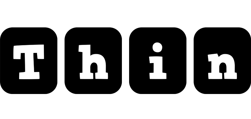 Thin box logo