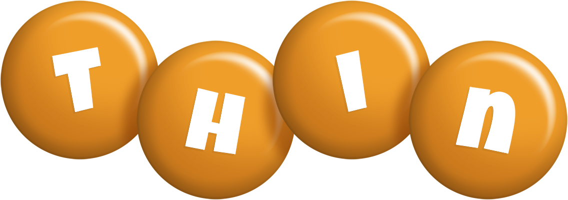 Thin candy-orange logo