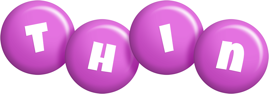 Thin candy-purple logo