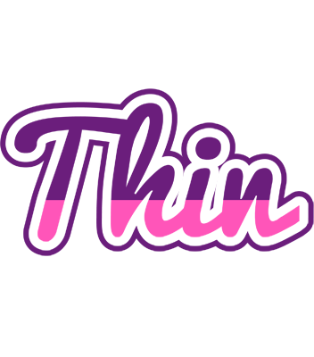 Thin cheerful logo