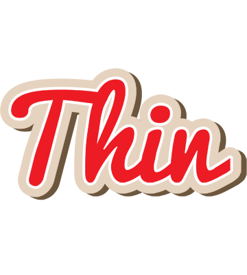 Thin chocolate logo