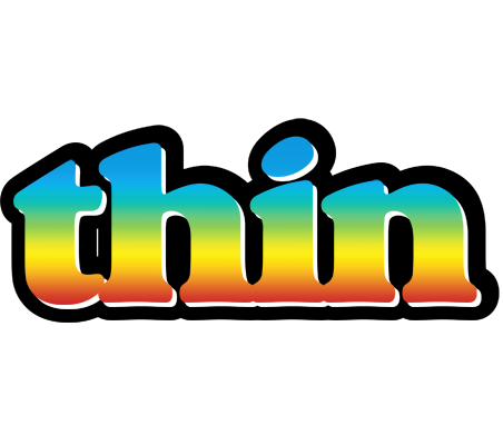 Thin color logo
