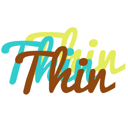 Thin cupcake logo