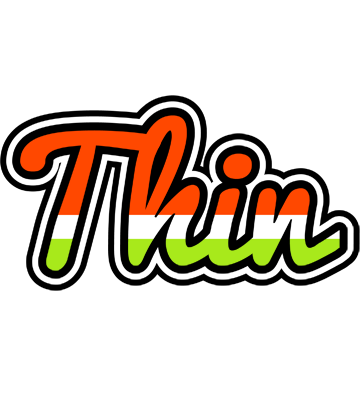 Thin exotic logo