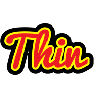 Thin fireman logo