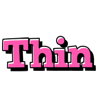 Thin girlish logo