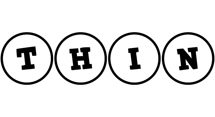 Thin handy logo