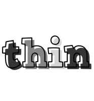 Thin night logo